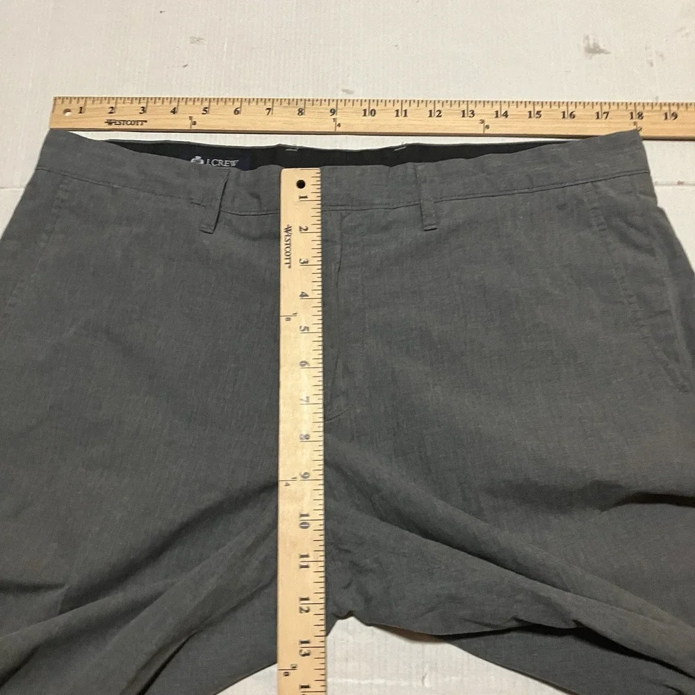 J.Crew Mens Cotton‎ Gray Pants Slacks Size 34 X 29 Casual Business Straight Leg